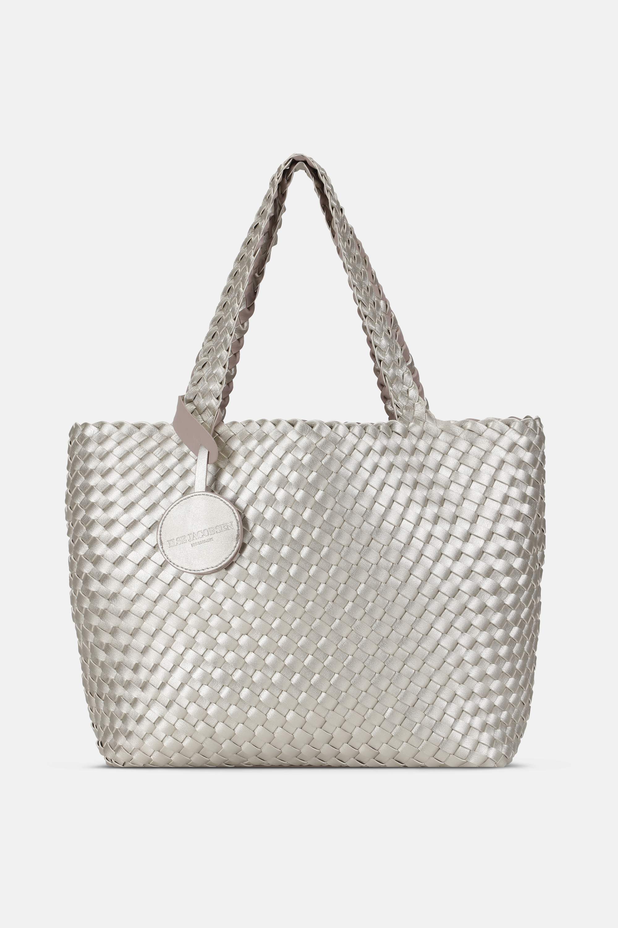 Tote Bag Flettet - Atmosphere Platin